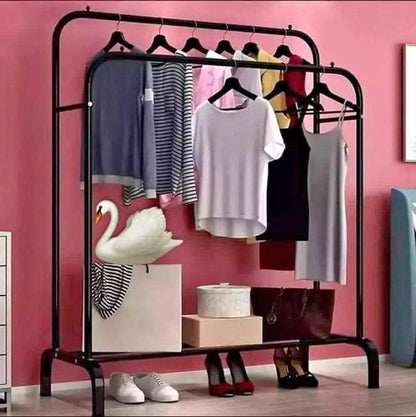 ستاند الملابس الزوجي المعدني