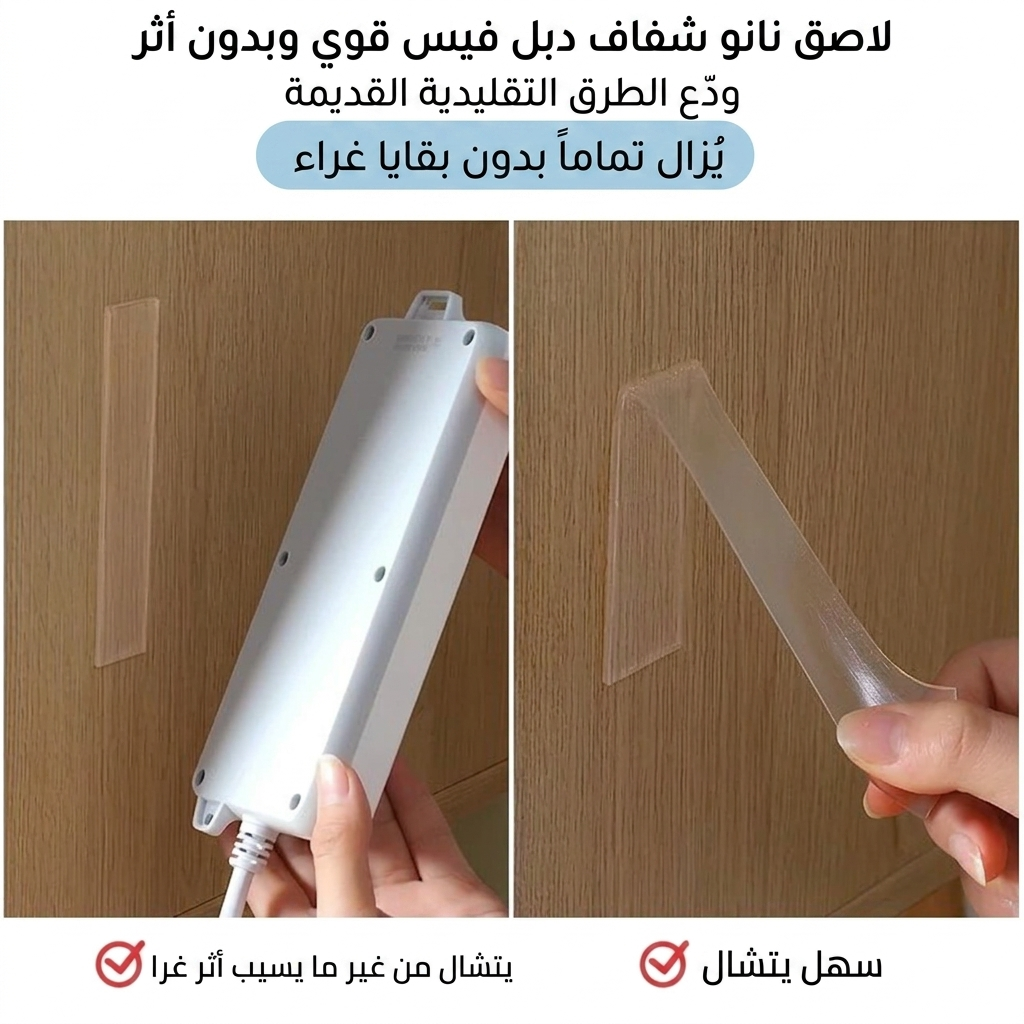 شريط لاصق سيلكون دبل فيس
